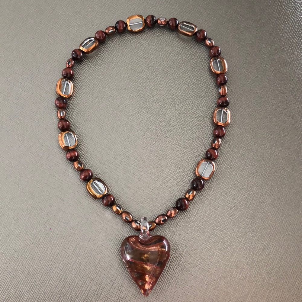 Necklace handmade! No plastic
